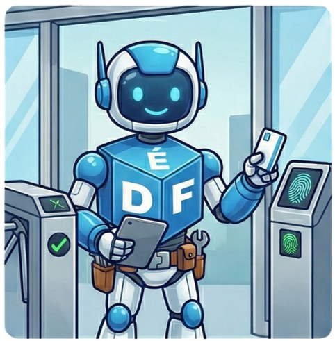 Mascote DÉF - Controle de Acesso
